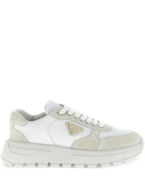 Prada Prax 01 metal-triangle sneakers - White - zdjęcie produktu nr 1