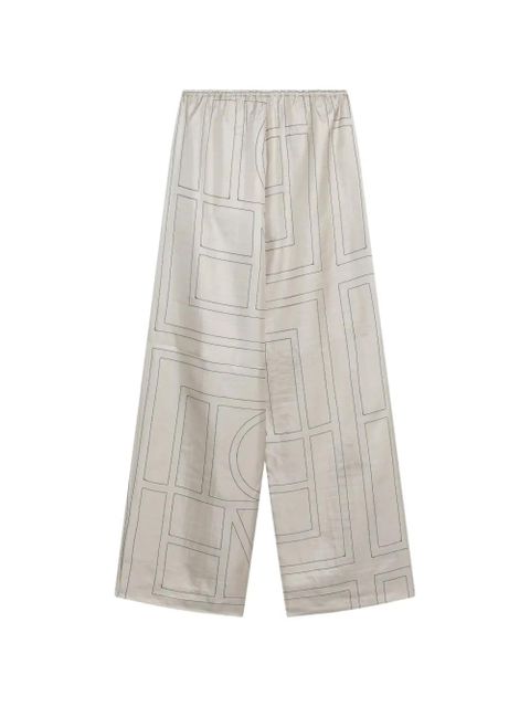 TOTEME Monogram pajamas trousers - Neutrals - zdjęcie produktu nr 2