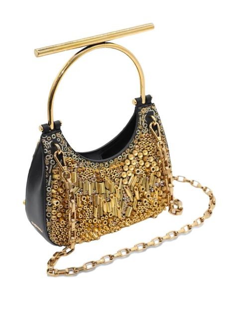 Alexander McQueen bead-embellishment mini bag - Gold - zdjęcie produktu nr 2