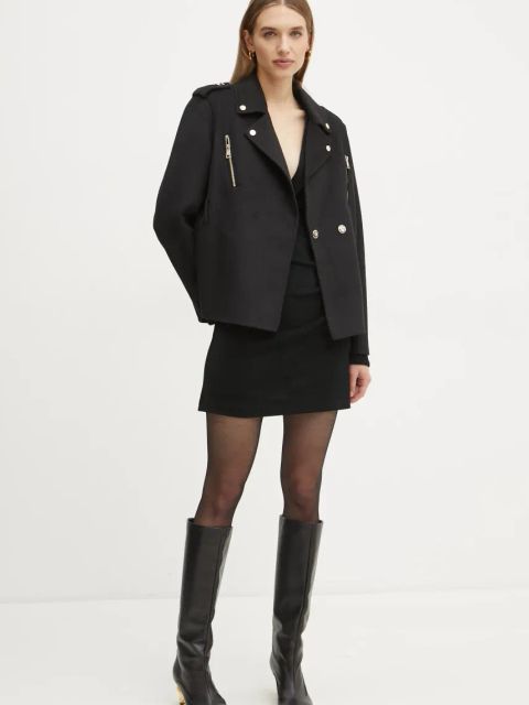 Guess sukienka NOA kolor czarny mini dopasowana W4BK68 KCHI0