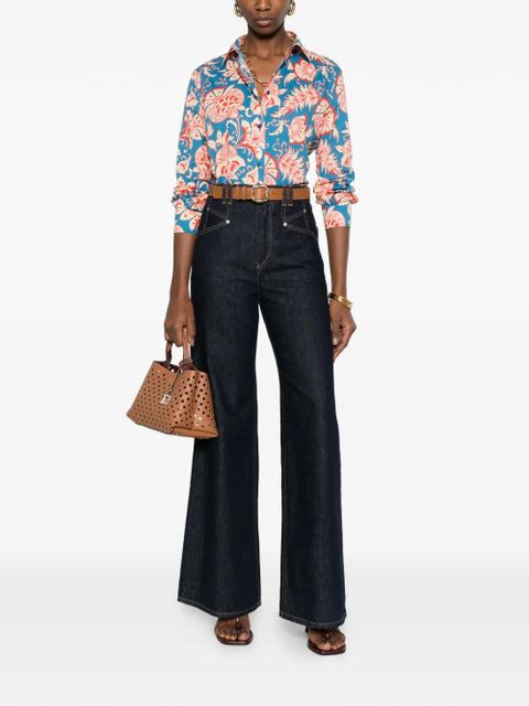 ETRO floral-print shirt - Blue - zdjęcie produktu nr 2