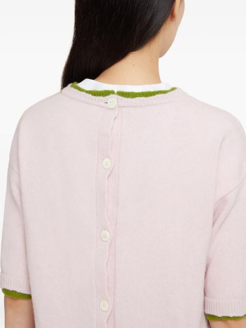 Marni three-quarter sleeves sweater - Pink
