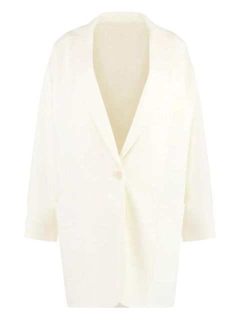 Max Mara Orlaya notched-lapels blazer - 001|White - zdjęcie produktu nr 1