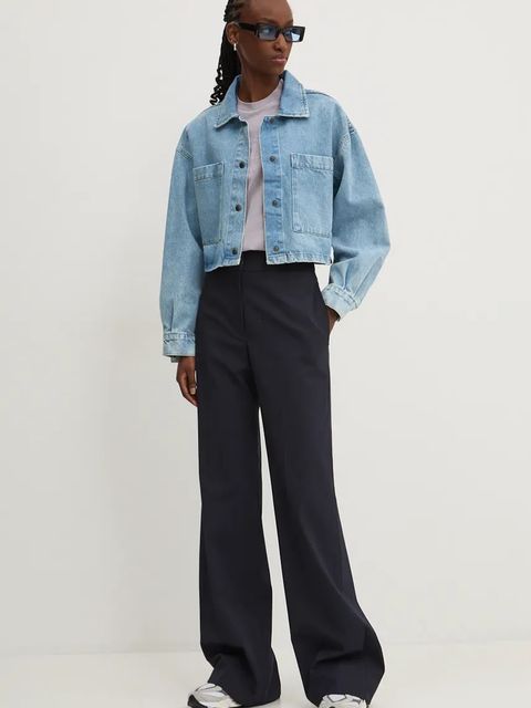 HUGO spodnie z domieszką wełny - zdjęcie produktu nr 2