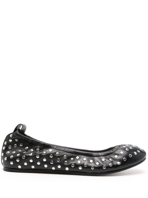 ISABEL MARANT Belna studded ballerina shoes - Black - zdjęcie produktu nr 1