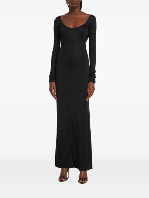 TOM FORD long fitted dress - Black