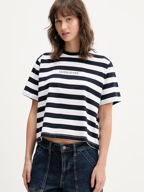 Guess Jeans t-shirt bawełniany - zdjęcie produktu nr 2