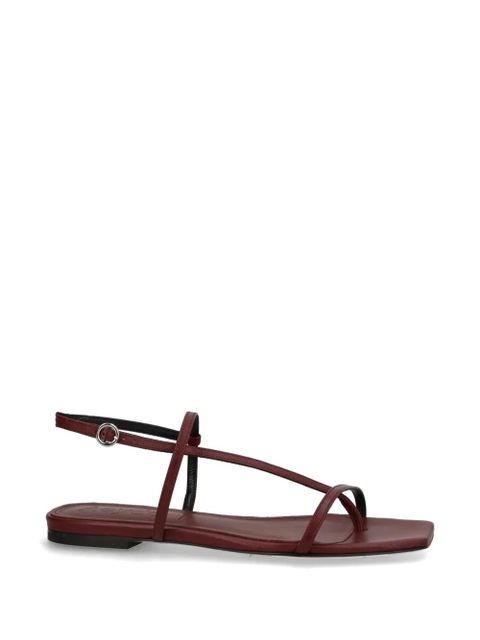 Aeyde leather flat sandals - Red - zdjęcie produktu nr 1