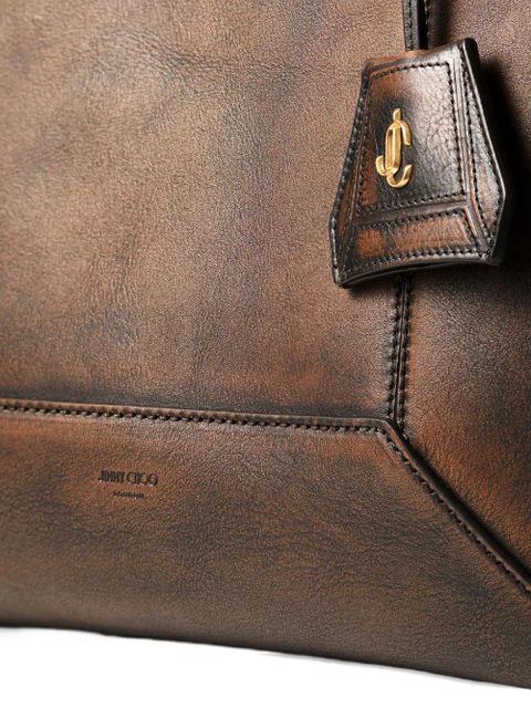 Jimmy Choo medium Diamond leather shoulder bag - Brown