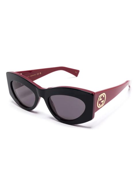 Gucci Eyewear cat eye-frame sunglasses - Black - zdjęcie produktu nr 2