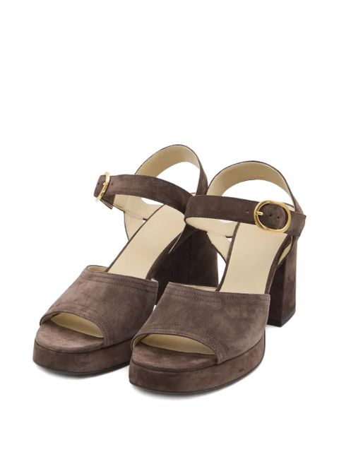Valentino Garavani 100mm platform buckle-strap sandals - Brown - zdjęcie produktu nr 2