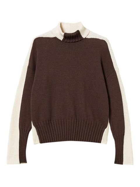 TWINSET roll-neck sweater - Brown - zdjęcie produktu nr 1