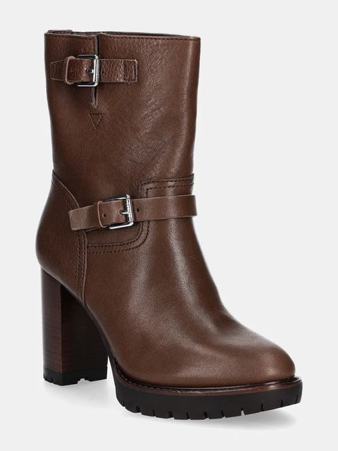 Lauren Ralph Lauren botki skórzane Lyvia - zdjęcie produktu nr 1