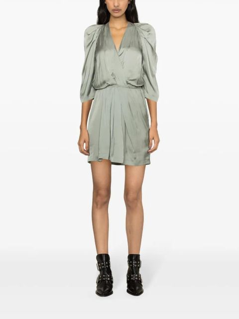 Zadig&Voltaire Ruz satin minidress - Green - zdjęcie produktu nr 2