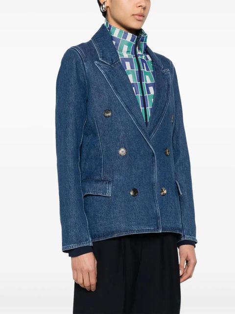 JW Anderson double-breasted denim blazer - Blue