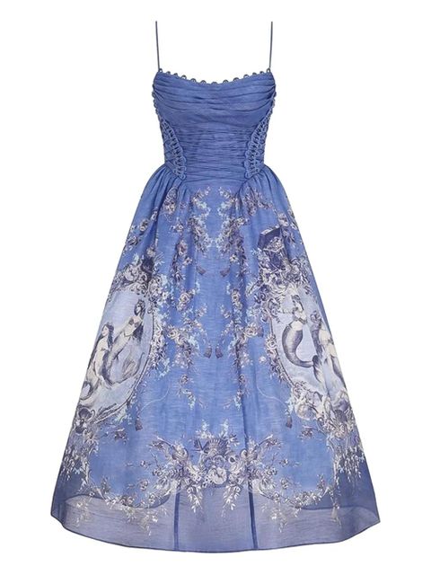 ZIMMERMANN Picnic beaded maxi dress - Blue - zdjęcie produktu nr 1