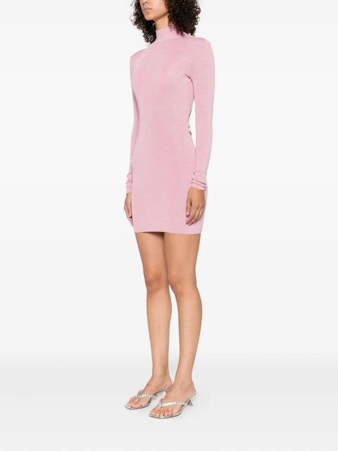 Self-Portrait high-neck fitted dress - Pink - zdjęcie produktu nr 2