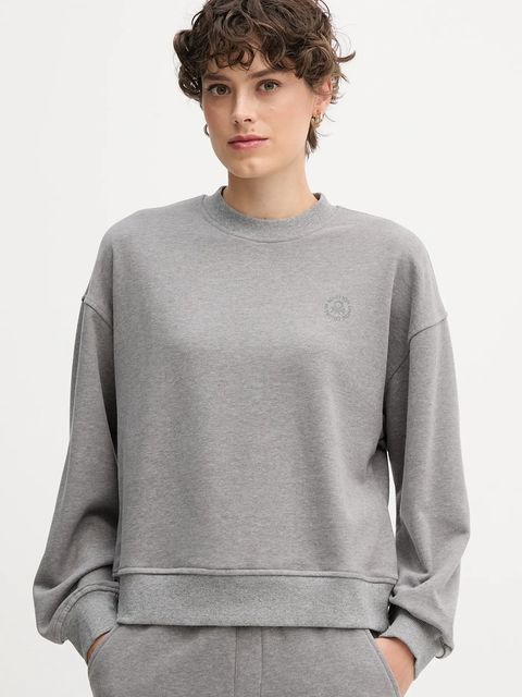 United Colors of Benetton bluza damska kolor szary z nadrukiem 3WNW3M07T - zdjęcie produktu nr 1