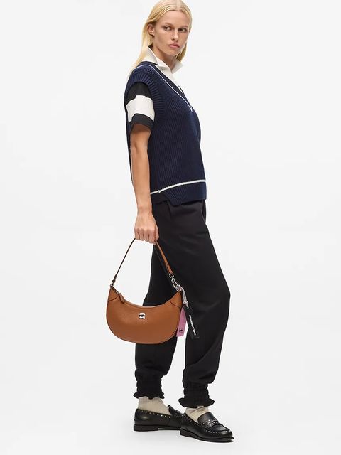 Karl Lagerfeld torebka IKON kolor brązowy A4W30007