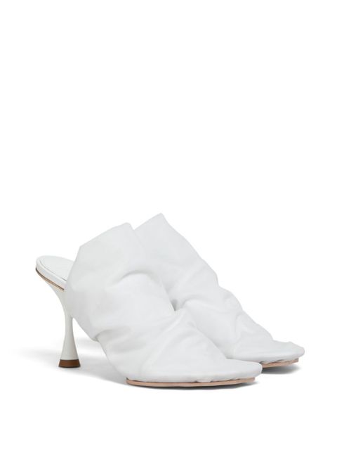 Marni leather mules - White - zdjęcie produktu nr 2