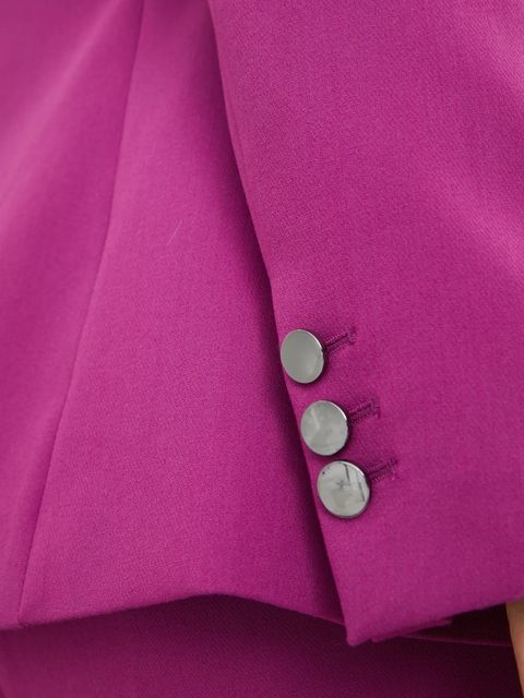 Medicine marynarka damska kolor różowy jednorzędowa gładka