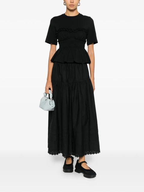 Cecilie Bahnsen ruffled top - Black - zdjęcie produktu nr 2