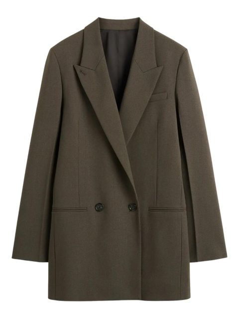 TOTEME double-breasted blazer - Green - zdjęcie produktu nr 1