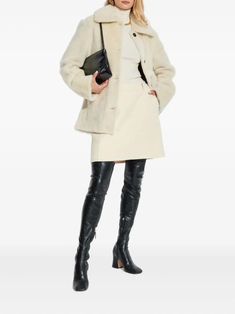 Jil Sander wool mini skirt - Neutrals - zdjęcie produktu nr 2