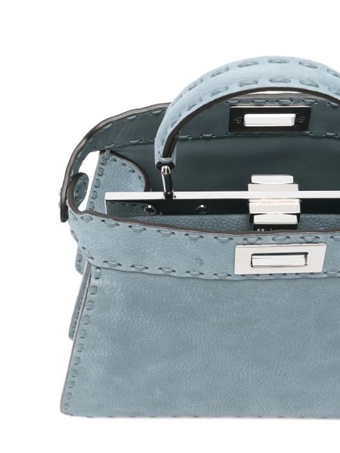 FENDI small Peekaboo ISeeU tote bag - Blue