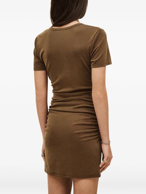 Ba&Sh Beona keyhole mini dress - Brown
