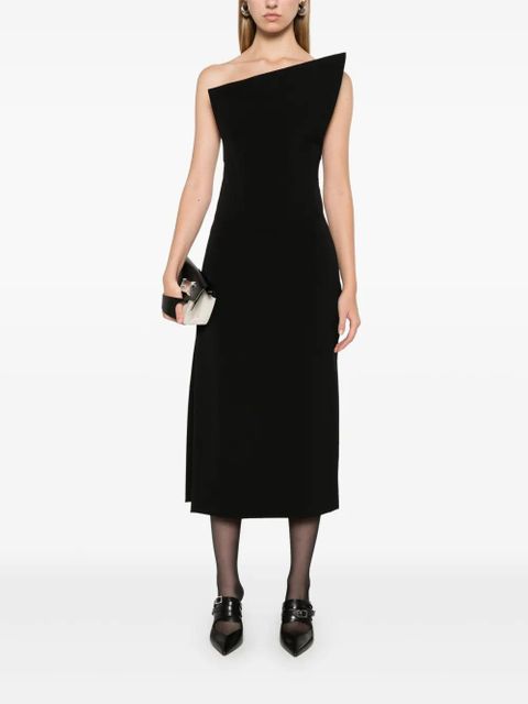 Sportmax asymmetric midi dress - Black - zdjęcie produktu nr 2