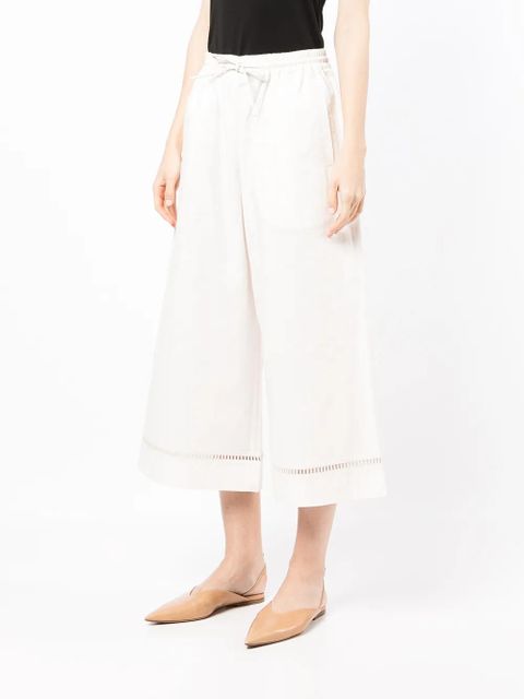 Yves Salomon wide leg cropped trousers - Neutrals - zdjęcie produktu nr 2