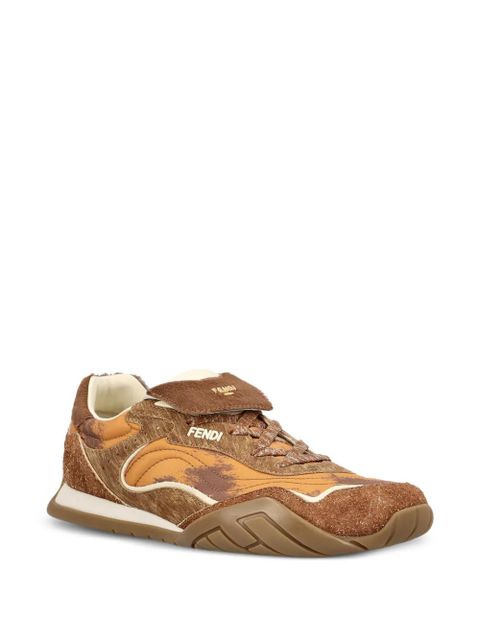 FENDI Wave Pulse lace-up sneakers - Brown - zdjęcie produktu nr 2