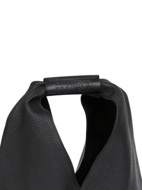 MM6 Maison Margiela small Japanese leather tote bag - Black - zdjęcie produktu nr 2
