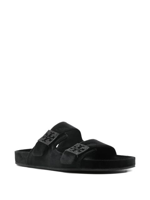 Tory Burch pave flat slide sandals - Black - zdjęcie produktu nr 2