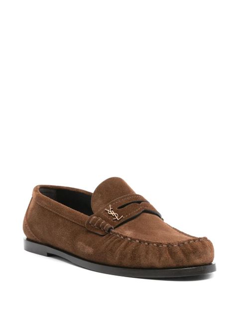 Saint Laurent suede loafers - Brown - zdjęcie produktu nr 2