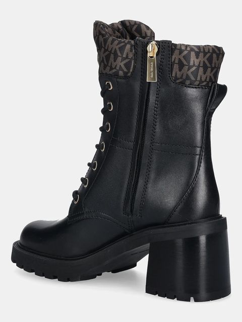 MICHAEL Michael Kors botki skórzane Cade damskie kolor czarny na słupku 40F5CAME6L.292