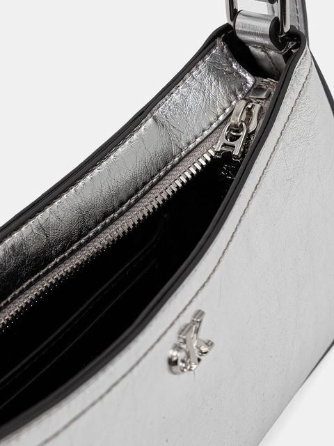 Calvin Klein torebka kolor srebrny LV04F3304G