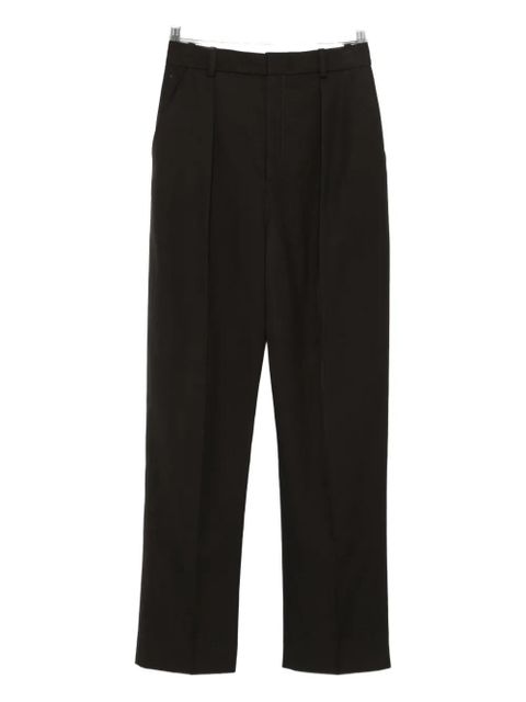 LEMAIRE pleated-pocket trousers - Black