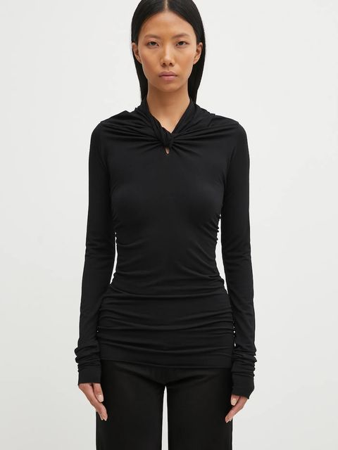 Rick Owens Lilies bluzka z dodatkiem kaszmiru Kairo - zdjęcie produktu nr 1