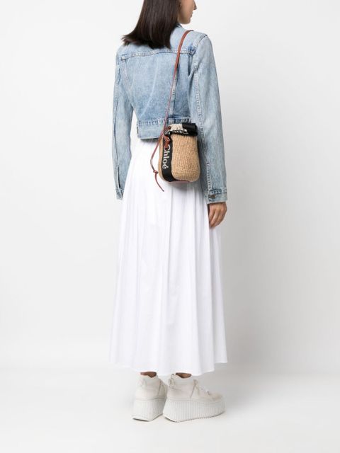 Chloé small Woody basket bag - Neutrals
