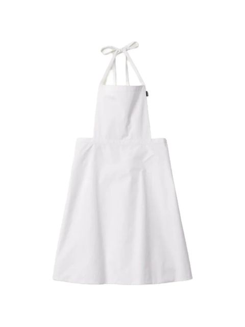 Miu Miu poplin apron mini dress - White - zdjęcie produktu nr 1