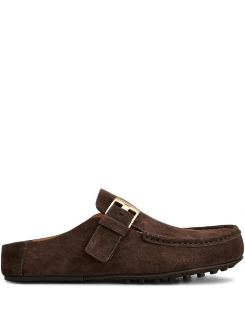 Tod's buckle-detail mules - Brown - zdjęcie produktu nr 1