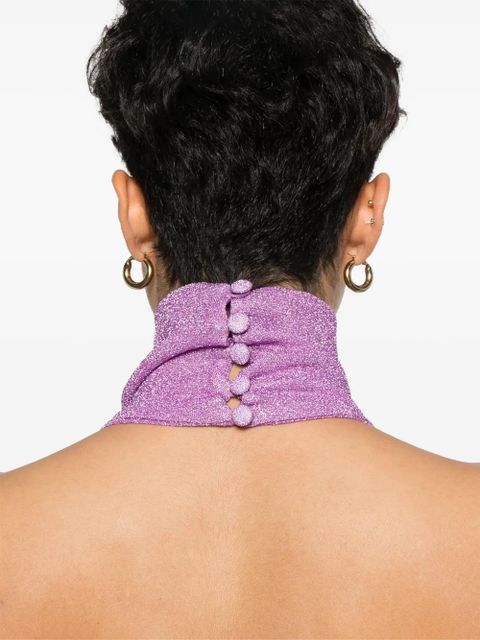 Oséree lurex maxi dress - Purple