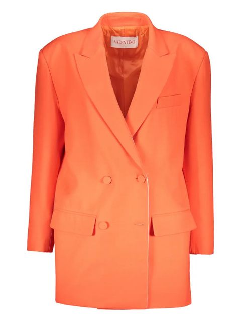 Valentino Garavani double-breasted blazer - Orange