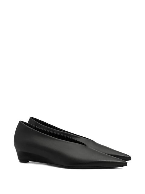 AMI Paris pointed-toe wedge pumps - Black - zdjęcie produktu nr 2