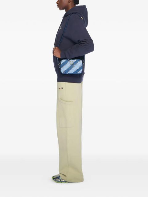 Off-White distressed camera bag - Blue - zdjęcie produktu nr 2