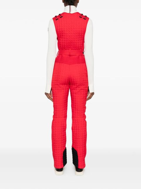 Moncler Grenoble textured belted jumpsuit