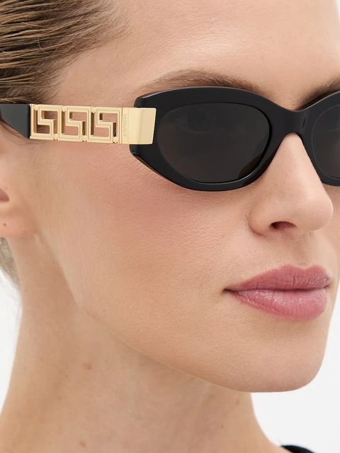 Versace okulary przeciwsłoneczne damskie kolor czarny 0VE4501