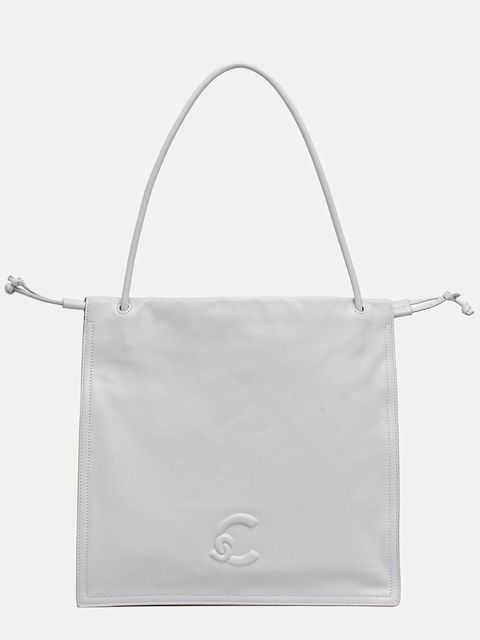 Coccinelle torebka skórzana kolor szary E1 SS5 11 01 01 - zdjęcie produktu nr 1